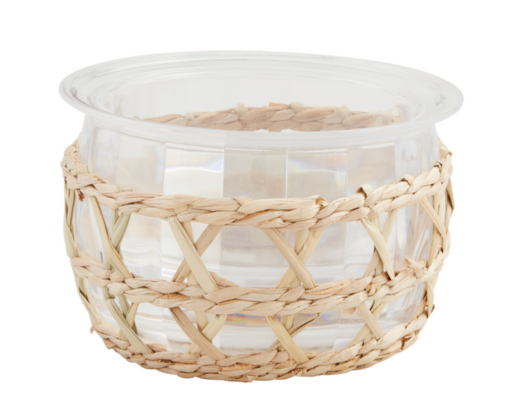 Woven Acrylic Chiller Bowl Set